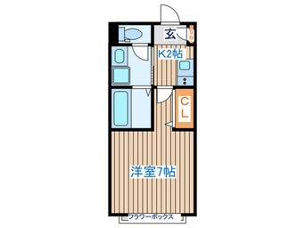 間取図 プリマフルール大和町