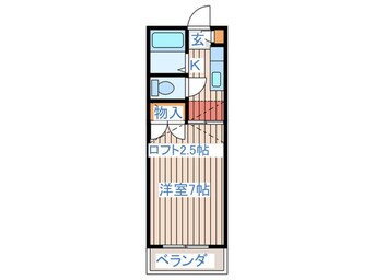 間取図 エクレ－ル南光台