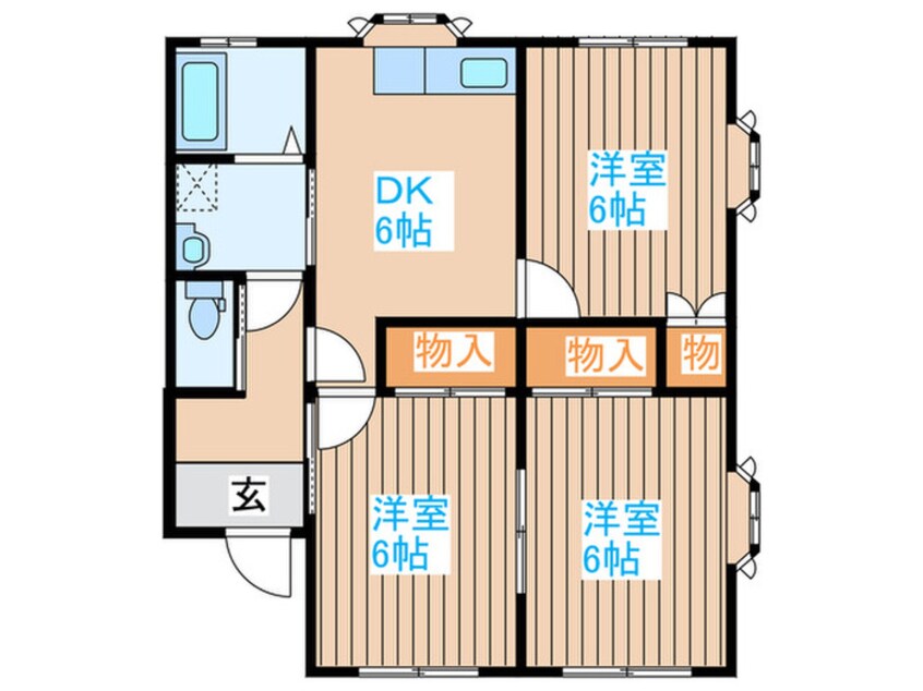 間取図 宮下コーポ