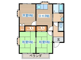 間取図 宮下コーポ