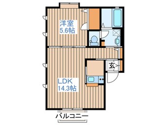 間取図 シャーメゾン・ヤマト