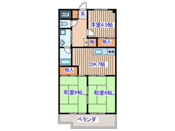 間取図 芳賀興産ビル