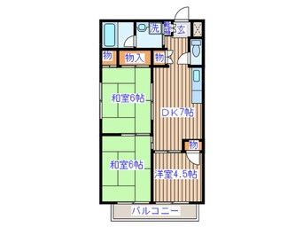 間取図 芳賀興産ビル