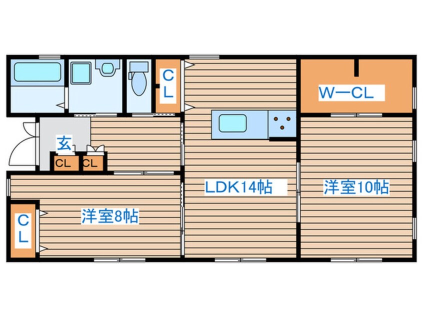 間取図 西多賀3丁目戸建て