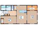 西多賀3丁目戸建ての間取図