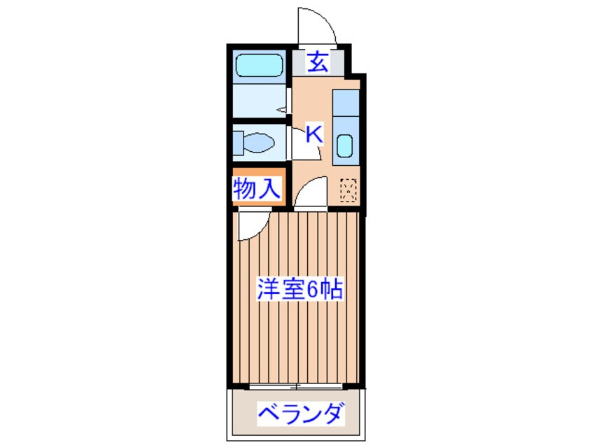 間取図 エクセランス・ド・花京院