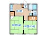 西村第七アパート 2Kの間取り