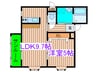 ロイヤルパーク新坂通壱番館 1LDKの間取り