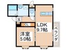 ロイヤルパーク新坂通壱番館 1LDKの間取り