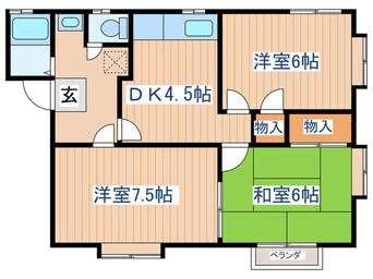 間取図 コーポ高原