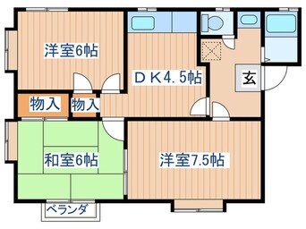 間取図 コーポ高原