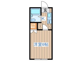 間取図 アリス岩沼第2B棟
