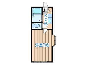 間取図 シティモ－ド向山