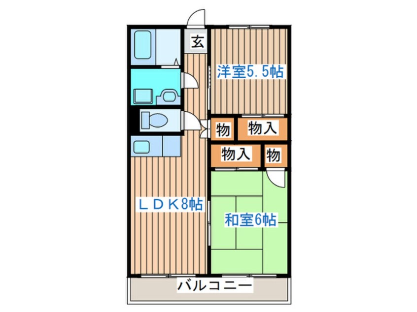 間取図 森民ビル