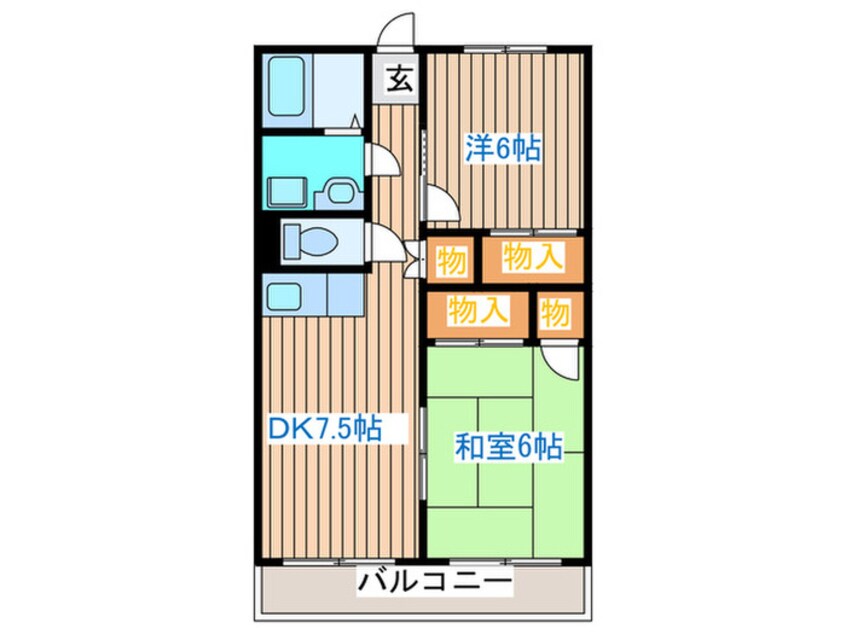 間取図 森民ビル