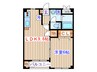 コンアモ－ルⅡ 1LDKの間取り