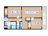 小鶴八番館 2LDKの間取り