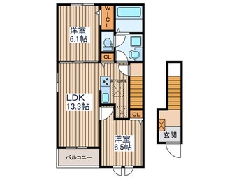 間取図 アドラブールＡ