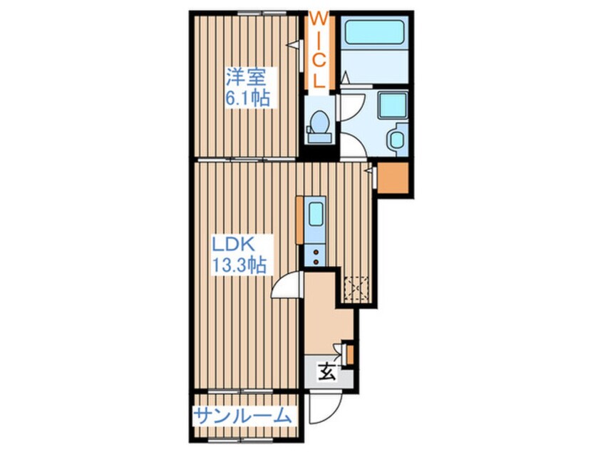 間取図 アドラブールＣ