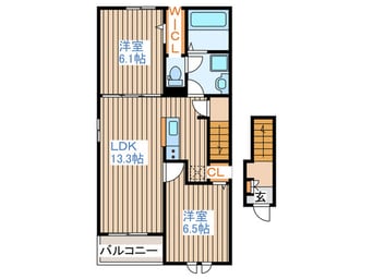 間取図 アドラブールＣ