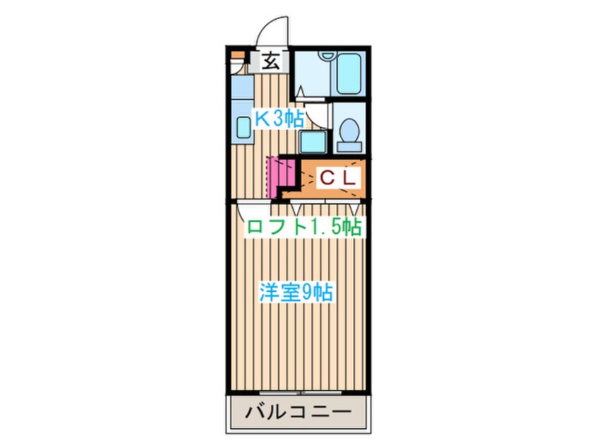 間取図 ハイライフ泉中央