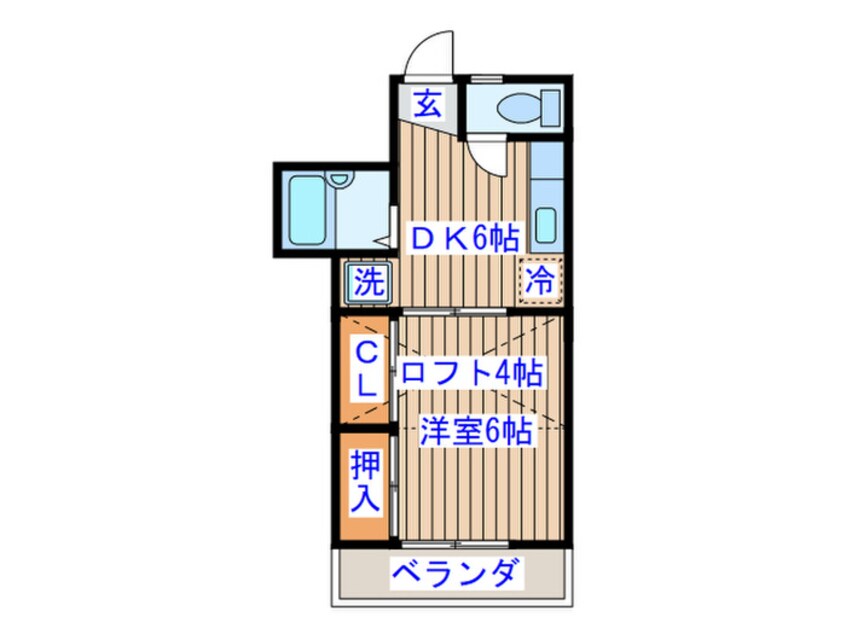 間取図 ガ－デンハイツ栄第２