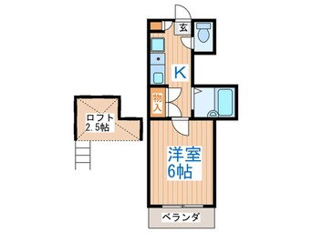 間取図 エバ－ベル西勝山