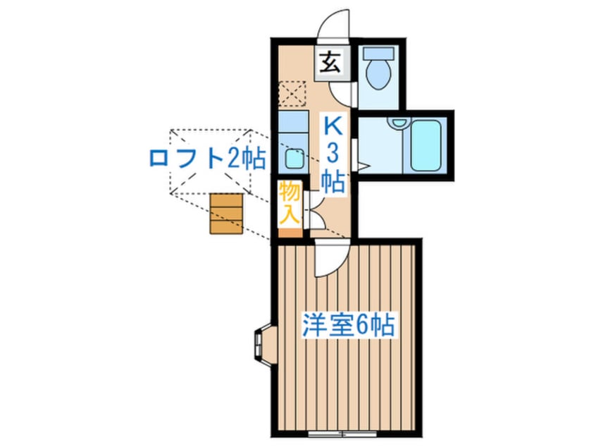 間取図 エバ－ベル西勝山