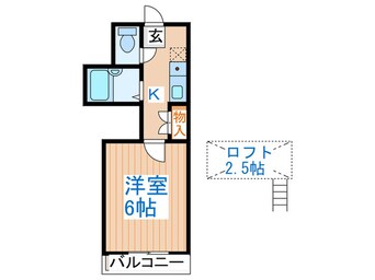 間取図 エバ－ベル西勝山