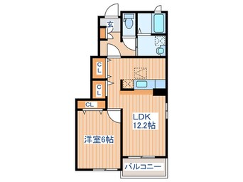 間取図 グラース～華～A