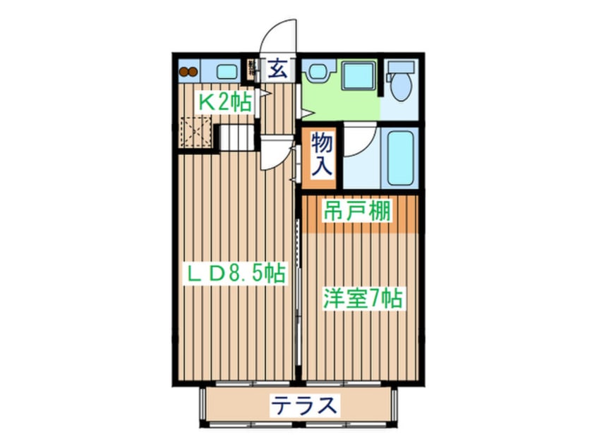 間取図 ＧＲＡＣＥ　ＭＯＲＩＹＡ
