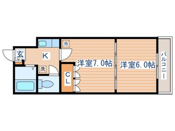 間取図 イ－グルハイツ萩野町