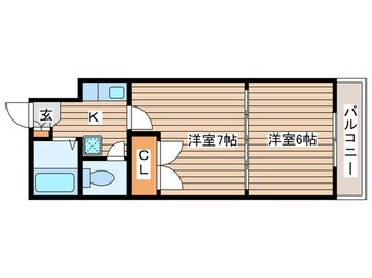 間取図 イ－グルハイツ萩野町