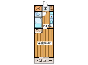 間取図 リエス新寺