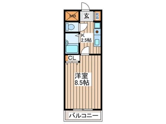 間取図 リエス新寺