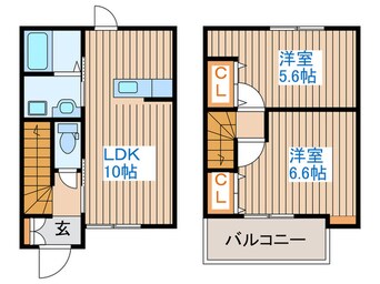 間取図 アンソレイエM.Y