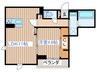 D-ROOM白萩町 1LDKの間取り