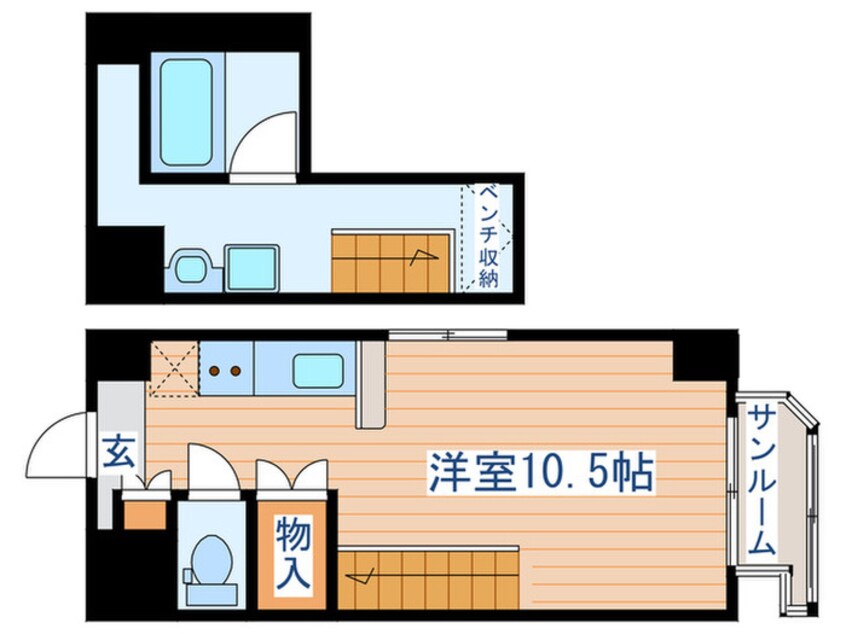 間取図 サンボルグなかくら
