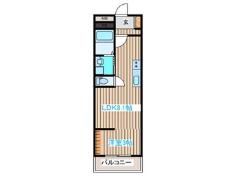 間取図 Asuit富沢西