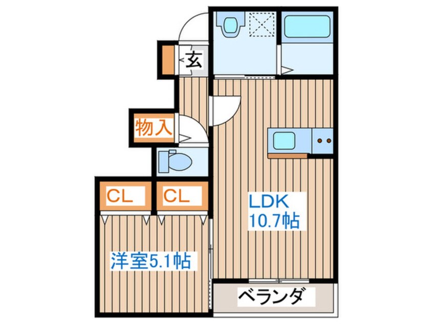 間取図 レジデンスいずみ