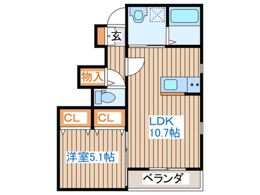 間取図 レジデンスいずみ