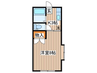 間取図 オ－クヒルズⅠ