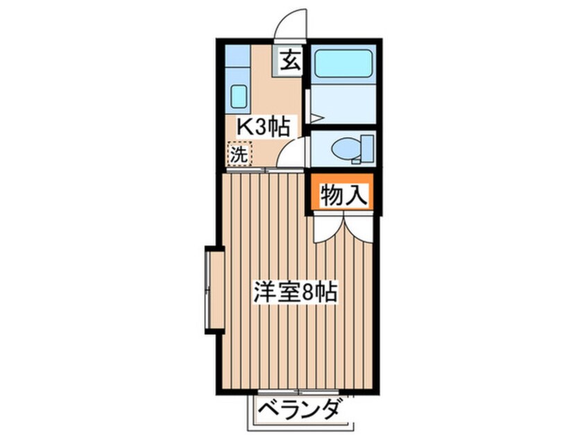 間取図 オ－クヒルズⅠ