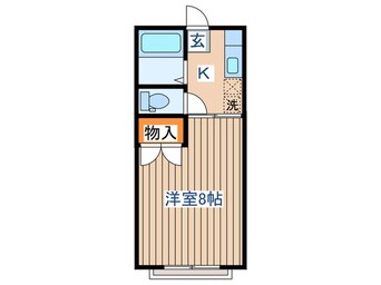 間取図 オ－クヒルズⅢ