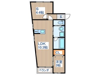 間取図 スぺラール苦竹