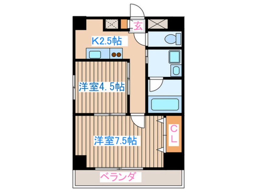 間取図 シルヴァン片平