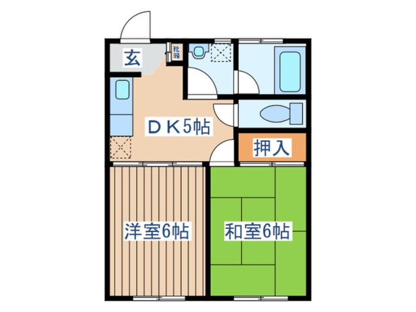 間取図 シャンブル中江