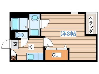 間取図 クレフラスト東仙台駅南