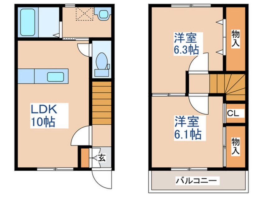 間取図 ＥｌｅｇａｎｔｅＦｉｏｒｅＡ