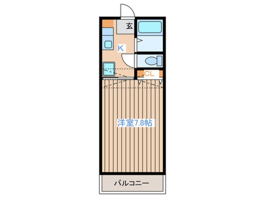 間取図 ティエラ末の松山